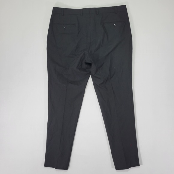 Bar‎ III Men's Dress Pants Trousers Black Wool Blend Size 38 x 32 NEW - Picture 10 of 10